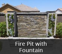 Fire Pit with Fountain Project