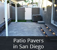 Patio Pavers Project in San Diego