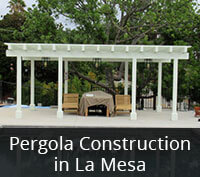 Pergola Construction in La Mesa Project