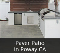 Paver Paver Patio in Poway CA Project
