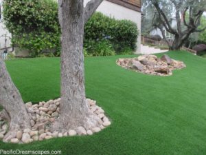 Backyard Landscaping with Artificial Turf