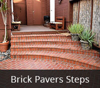 Brick Pavers Steps Project