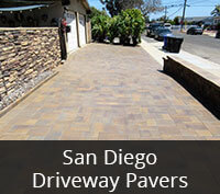 San Diego Driveway Pavers Project
