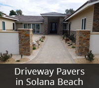 Driveway Pavers in Solana Beach Project