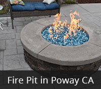 Fire Pit in Poway CA Project
