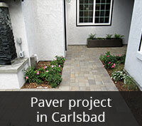 Paver Project in Carlsbad Project