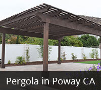 Pergola in Poway CA Project