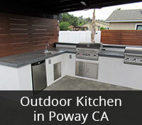 Outdoor Kitchen in Poway CA Project