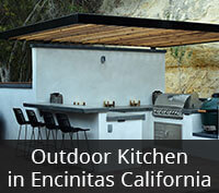 Outdoor Kitchen in Encinitas California Project