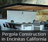 Pergola Construction in Encinitas California Project