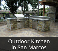 Outdoor Kitchen in San Marcos Project
