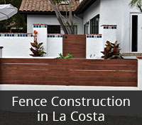Fence Construction in La Costa Project
