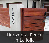 Horizontal Fence in La Jolla Project
