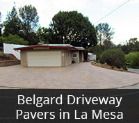 Belgard Driveway Pavers in La Mesa Project