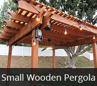 Small Wooden Pergola Project
