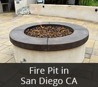 Fire Pit in San Diego CA Project