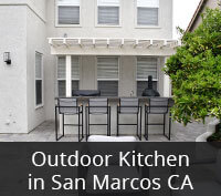 Outdoor Kitchen in San Marcos CA Project