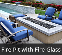 Fire Pit with Fire Glass Project