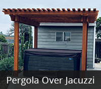 Pergola Over Jacuzzi Project