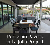 Porcelain Pavers in La Jolla Project