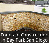 Fountain Construction in Bay Park San Diego Project