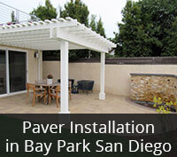 Paver Installation in Bay Park San Diego Project